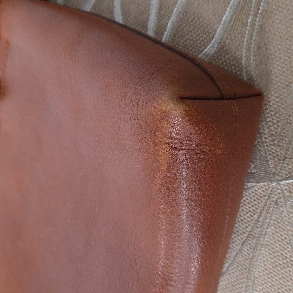 Madewell Brown Leather Bucket Bag - Picture 12 of 14